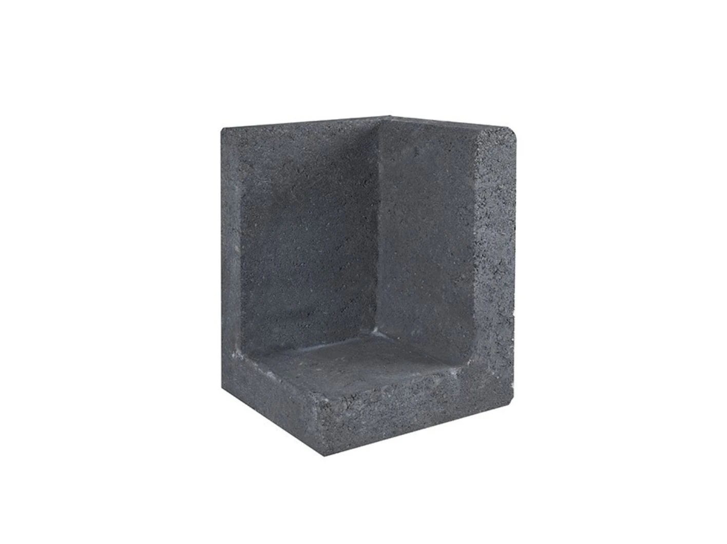 L-element Hoek Zwart 40 x 40 x 60 cm - Afbeelding 1